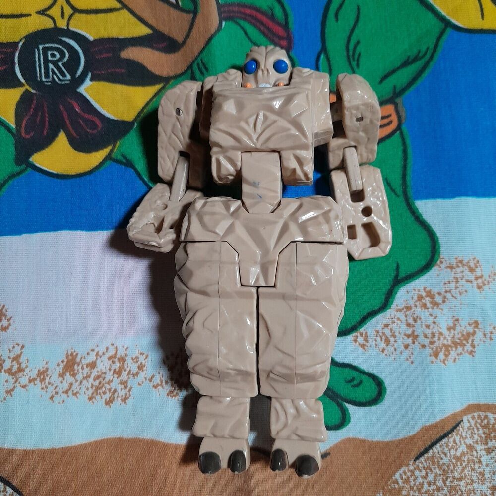 Vintage 1985 Bandai GoBots Rock Lords Pulver-Eyes Transforming Action Figure